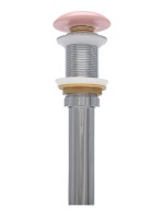 AQM7002-0MP Донный клапан без перелива, керамическая накладка, цвет розовый матовый