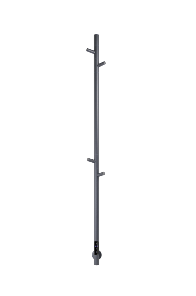 Полотенцесушитель электрический Vincea VTD-1DGE 15х140, графит, таймер