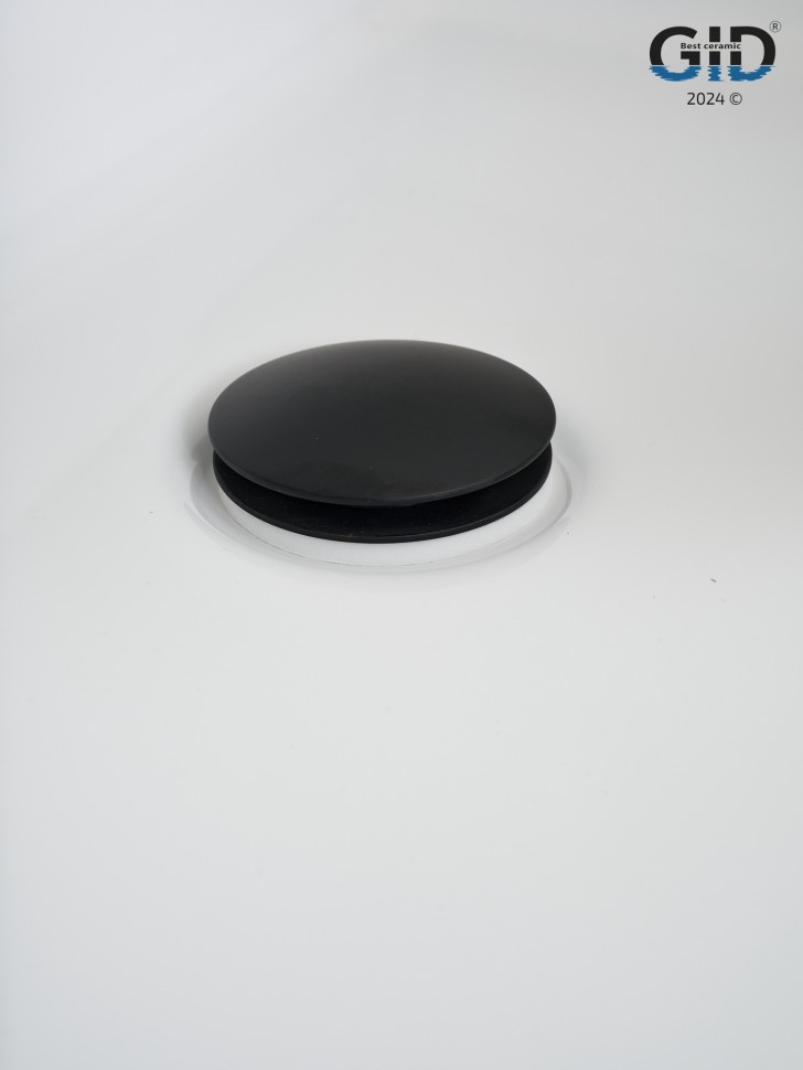 Донный клапан Gid универсальный G-59BM 76605K черный матовый 7x7x10