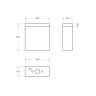 Бачок BelBagno LUCE BB2197T