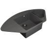 Кухонная мойка кварцевая Uperwood Quartz Premium UPD-06-03, угловая двухсекционная, серая
