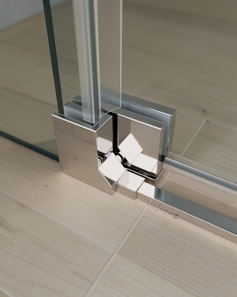 Душевой уголок CEZARES SLIDER-AH-1-90-80/90-C-Cr