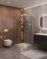 Душевой уголок CEZARES MOLVENO-R-1-90-C-BORO-IV