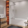 Душевая шторка на ванну CEZARES SLIDER-VF-11-80/150-C-Cr