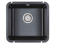 Мойка UNTER, IT-GRANIT, PM204543-BL, черный, 455х435, подст. мон. Paulmark