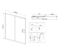 Душевая дверь Vincea City VDS-5CT150CL