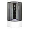 Душевая кабина Niagara Ultra NG-1909-01 (100х100х220) высокий поддон(48см),черный,стекло тонированное,4 места