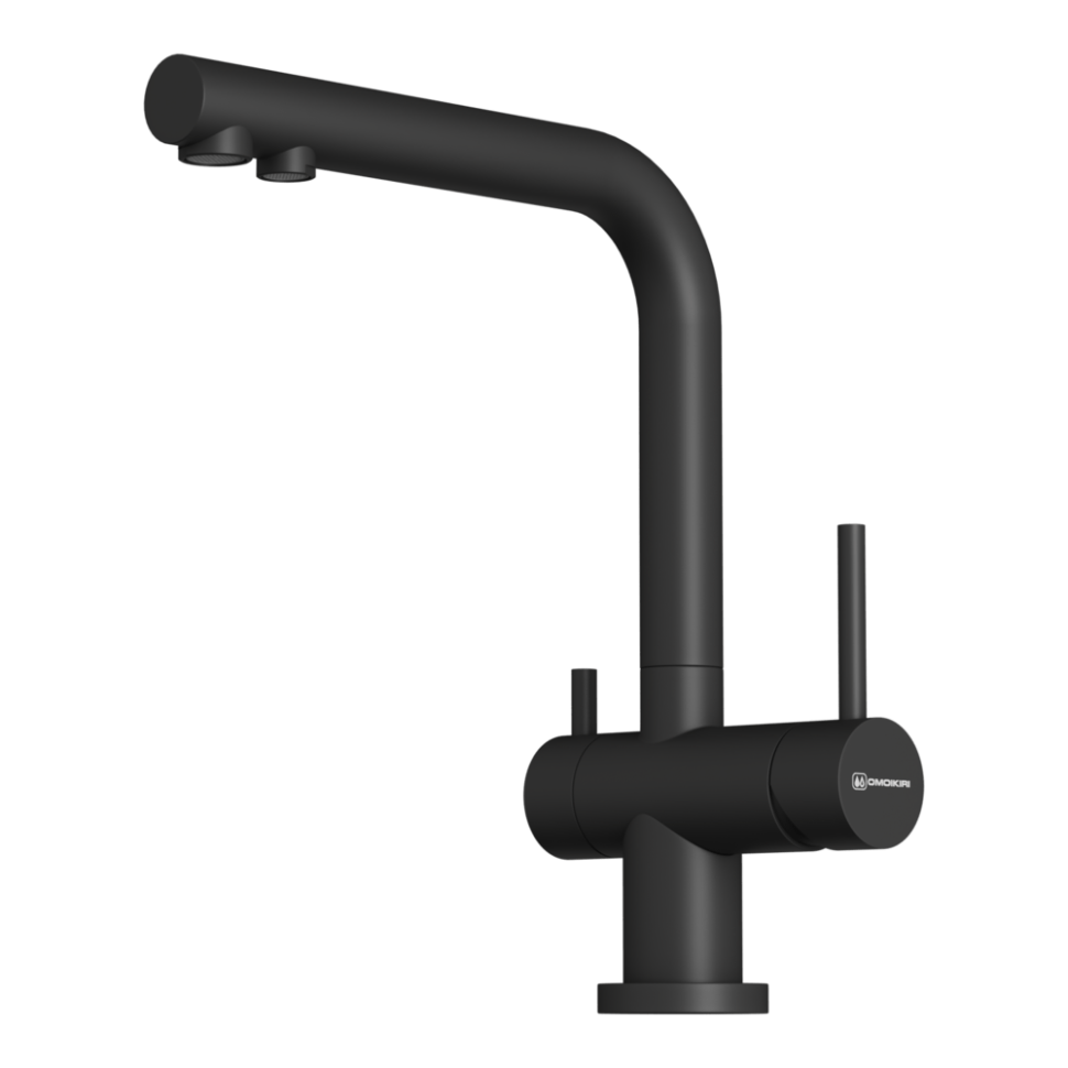 Смеситель для кухни Omoikiri Nagano-P-BL латунь/черный