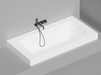 Ванна встраиваемая ORLANDA PLUS 190x100 покраска по RAL полностью S-Stone Матовое
