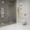Душевая перегородка Niagara Nova NG-643-11GOLD (110х195) золото,стекло прозрачное,1 место