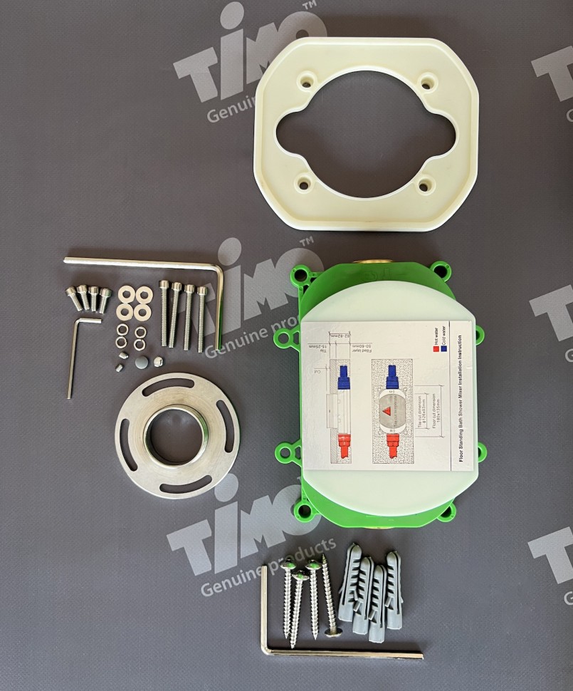Смеситель напольный для ванны с душем Timo Selene 2210/17Y-CR золото матовое
