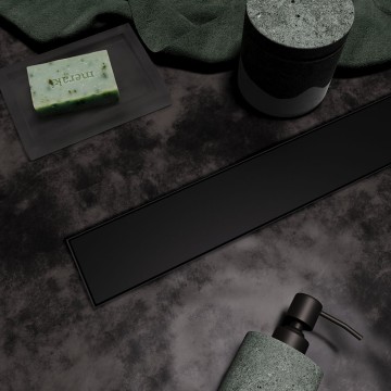 Душевой лоток Veconi Stesso Black 600