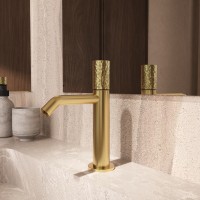 Смеситель для раковины Aura VBF-6AU1BG, брашированное золото