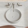 Умывальник чаша накладная круглая (цвет Серый Матовый) Element 360x360x115мм