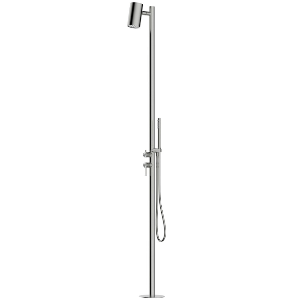 Душ ABBER Wasser Kreis 316 AF8180BST, брашированная сталь