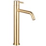 AQM 6214GG Siena Смеситель для раковины однорычажный 210мм, Glossy gold