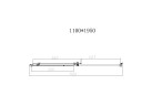 Душевая дверь Слим-Н (Slim-N) VDS-4SN110CLBN, 1100, брашированный никель, стекло прозрачное,