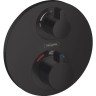 Смеситель для ванны Hansgrohe Ecostat S с термостатом (15758670) Черный матовый