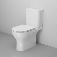 Унитаз Abner 107K19001RS (670*360*780) напольный БЕЗОБОДКОВЫЙ, с тонкой крышкой, 3 места