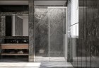 Душевая дверь Veconi Premium Trento PTD-30CH, 1200х2000, хром, стекло прозрачное