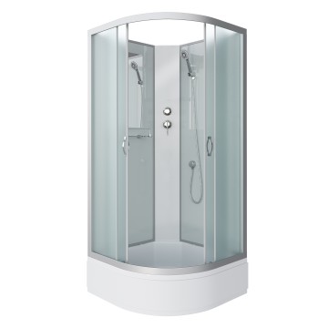 Душевая кабина Niagara Classic NG-3302-14BK (100х100х200) средний поддон(26см),стекло матовое,4 места
