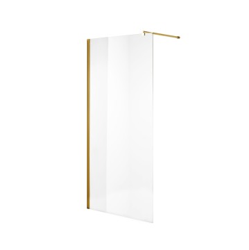 Душевая перегородка Niagara Nova NG-643-12GOLD (120х195) золото,стекло прозрачное,1 место
