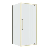 Душевое ограждение Niagara Nova NG-45-8ASG-A90SG-34 (80х90х195) прямоугольник,распашная,золото сатин,стекло прозрачное,2 места