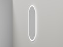 Зеркало для ванной ARMONIA овальное с двойной LED подсветкой 450*900*25 mm Salini 27MA.02.450.900