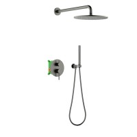 Душевая система встроенная Timo Saona SX-2369/18SM черное золото