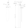 Смеситель ABBER Weiss Insel AF8025 с гигиеническим душем, хром