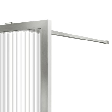 Душевая перегородка Волк-Ин (Walk-In) VSW-1HP900FLBN, 900*2000, брашированный никель, стекло рифленое