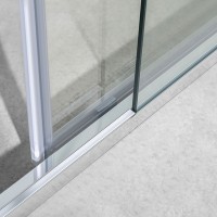 Душевая дверь Slim-U VDS-2SU140CL, 1400, хром, стекло прозрачное