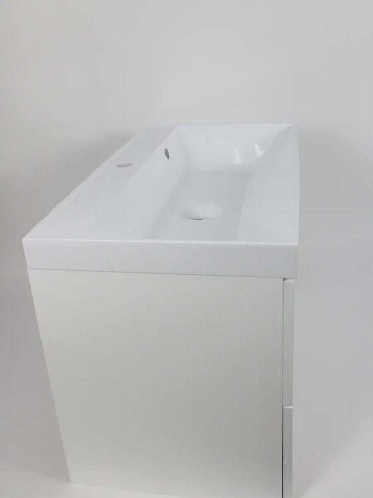 Раковина для ванной 80 см, Uperwood Classic, белая глянцевая