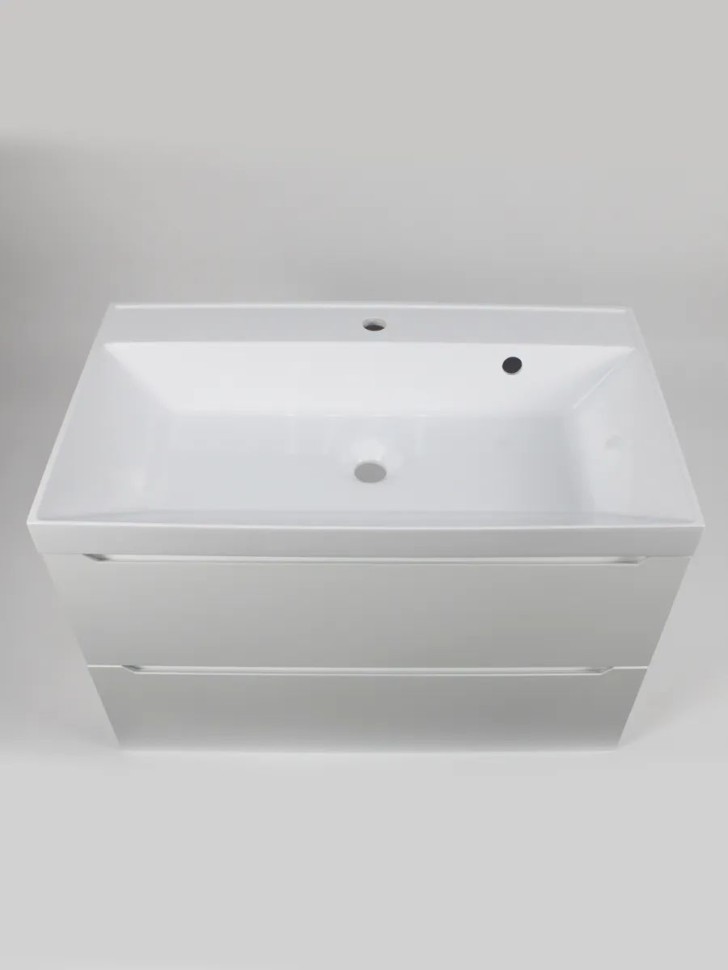 Раковина для ванной 80 см, Uperwood Classic, белая глянцевая