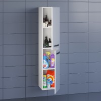 Шкаф-пенал для ванной Uperwood Foster 36х30х160 см, белый