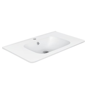 Раковина VCB-2VP800W из искусственного камня, цвет белый