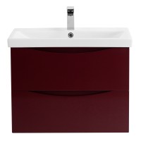 База под раковину подвесная BelBagno MARINO-CER-700-2C-SO-BRDL-P Bordo Lucido