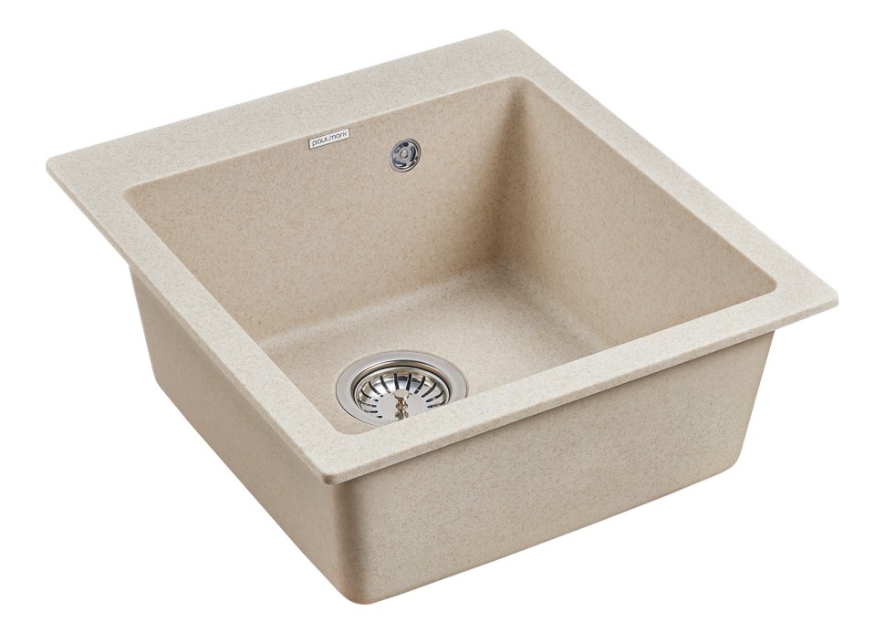 Мойка KANTE 45, IT-GRANIT, PM104651-BE, бежевый, 460х510 мм, Paulmark