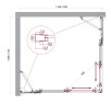 Душевой уголок BelBagno LUCE-AH-22-120/110-C-Cr
