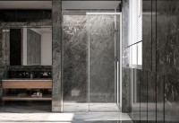 Душевая дверь Veconi Premium Trento PTD-30CH, 1300х2000, хром, стекло прозрачное