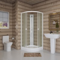 Душевая кабина Niagara Promo P90/13/MT/BK (90х90х200) 3 места