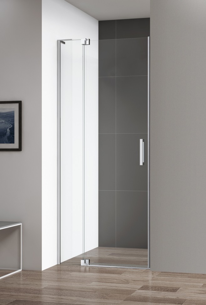 Душевая дверь в нишу CEZARES SLIDER-B-1-80/90-BR-BORO
