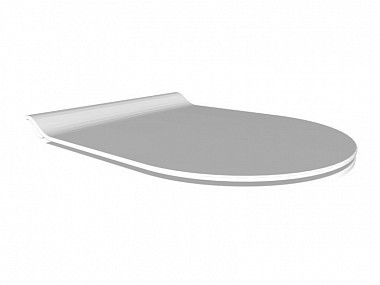 Сиденье для унитаза с микролифтом GSI AltaCeramica AC90109 Slim/Soft Close, цвет Белый матовый  