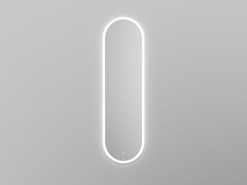 Зеркало для ванной ARMONIA овальное двойной LED подсветкой 450*1585*25 mm Salini 27MA.02.450.1585