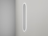Зеркало для ванной ARMONIA овальное двойной LED подсветкой 450*1585*25 mm Salini 27MA.02.450.1585