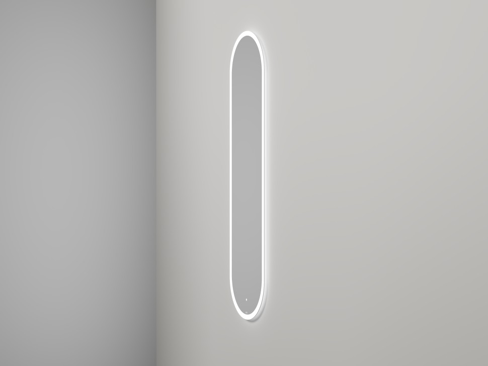 Зеркало для ванной ARMONIA овальное двойной LED подсветкой 450*1585*25 mm Salini 27MA.02.450.1585