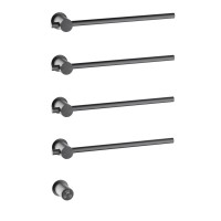 Полотенцесушитель электрический, встроенный Timo Saona 040/18SM черное золото