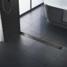 Душевой желоб MILLEAU FLOW M750FB с комбинированным затвором и чёрной декоративной решеткой
