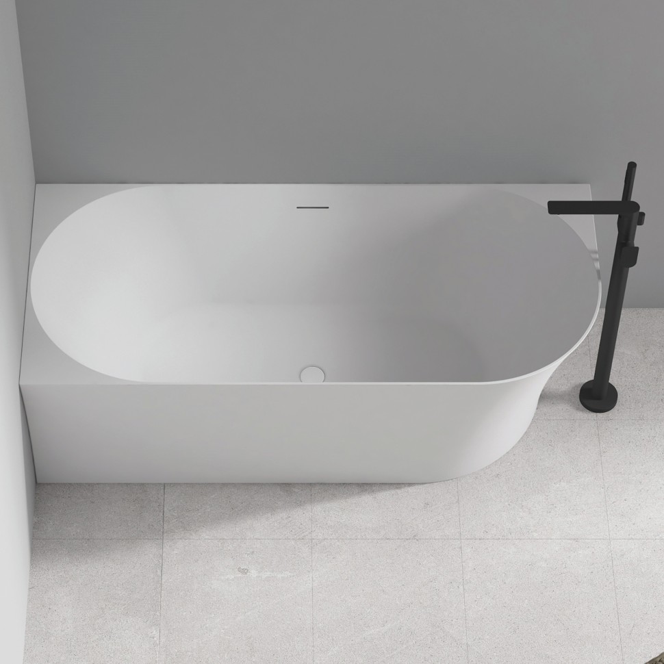 Акриловая ванна ABBER AB9258-1.7 L белая