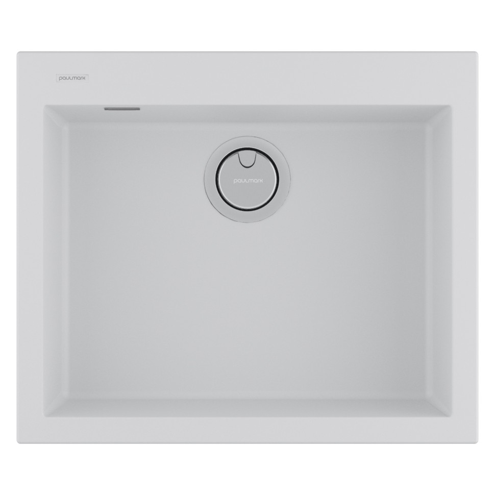 Мойка DECORATION 60, ACRYSTONE, PM936051-WH, WHITE, 600х510 мм, Paulmark